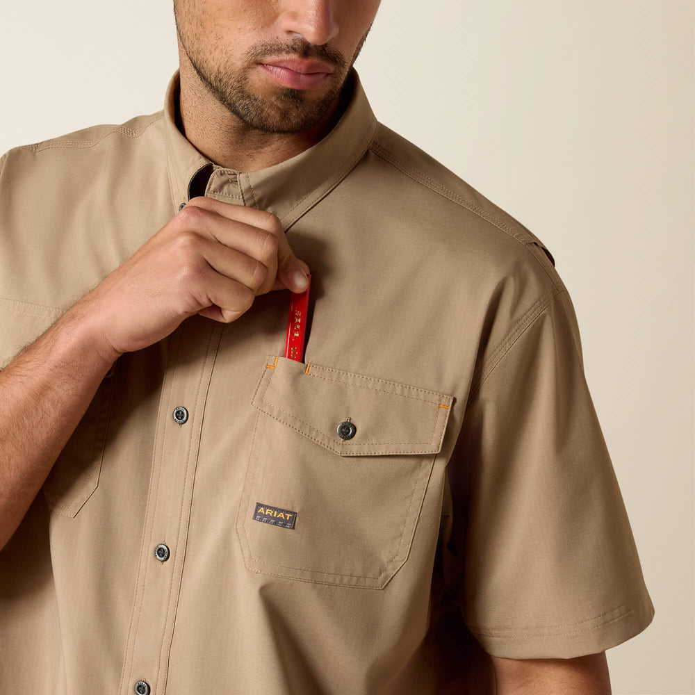 Ariat Rebar Made Tough VentTEK DuraStretch Work Shirt Men