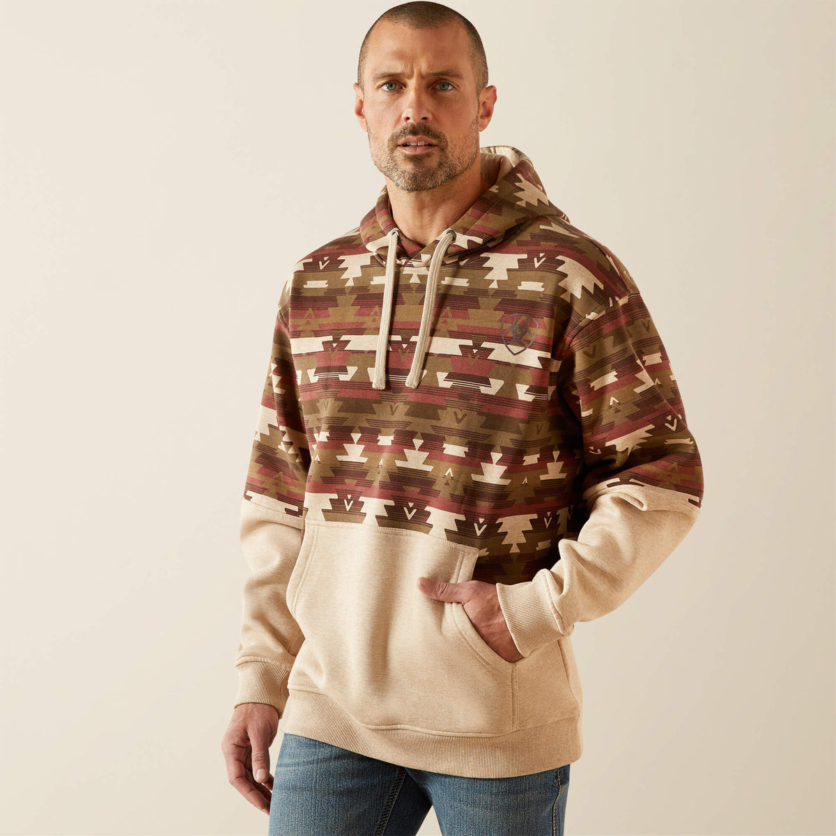 Ariat Color Block Hoodie Men