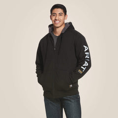 Ariat Rebar All-Weather Full Zip Hoodie Men