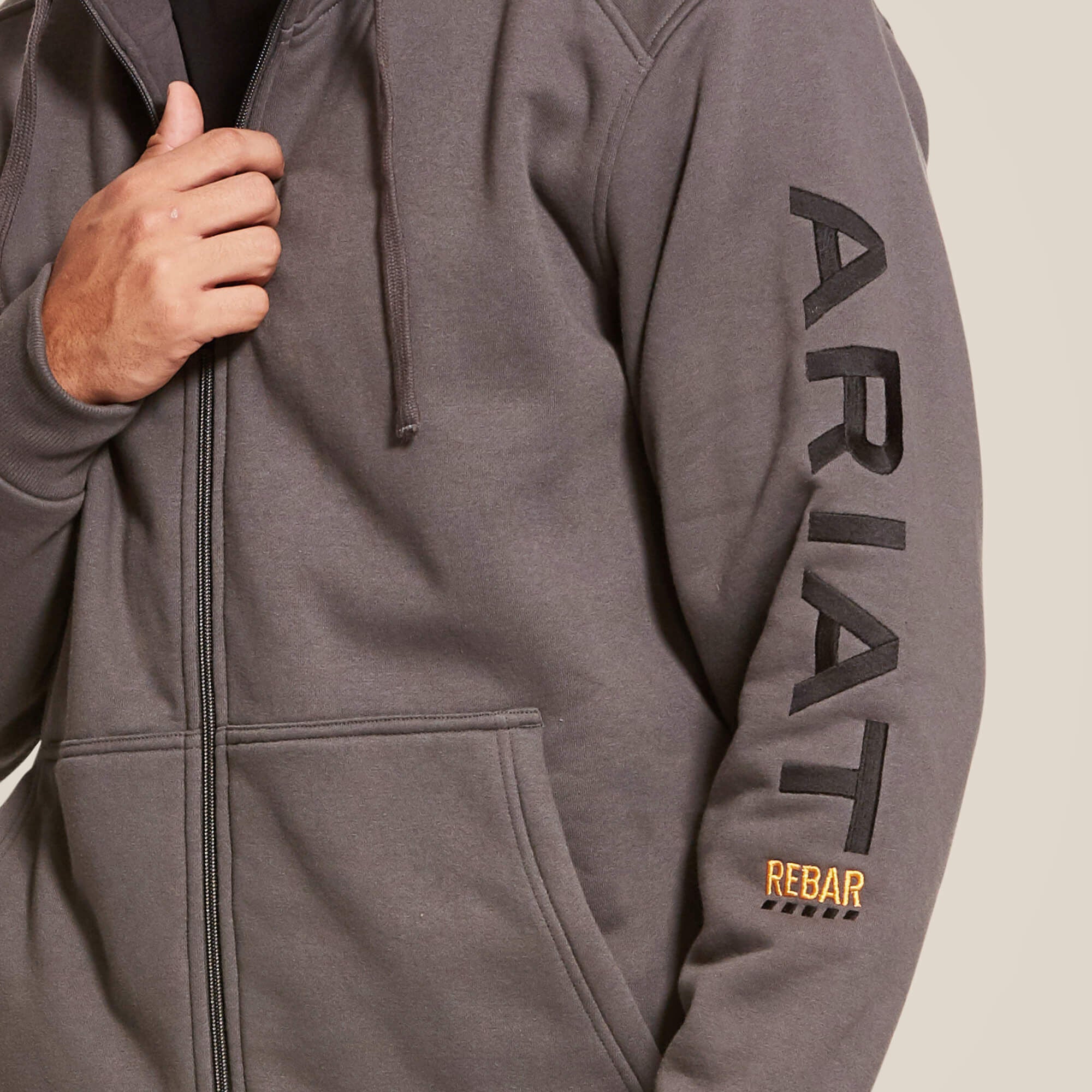 Ariat Rebar All-Weather Full Zip Hoodie Men