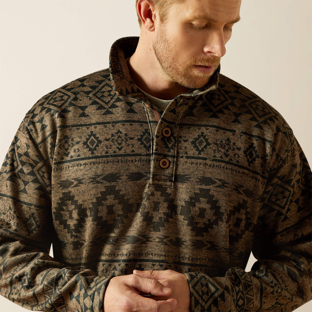 Ariat Caldwell 1/4 Button Sweater Men