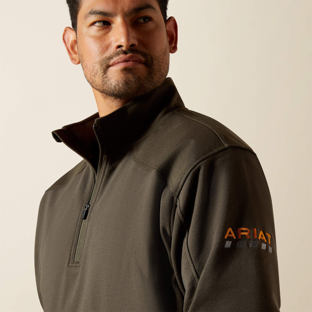 Ariat Rebar Workman Duracanvas 1/4 Zip Sweatshirt Men