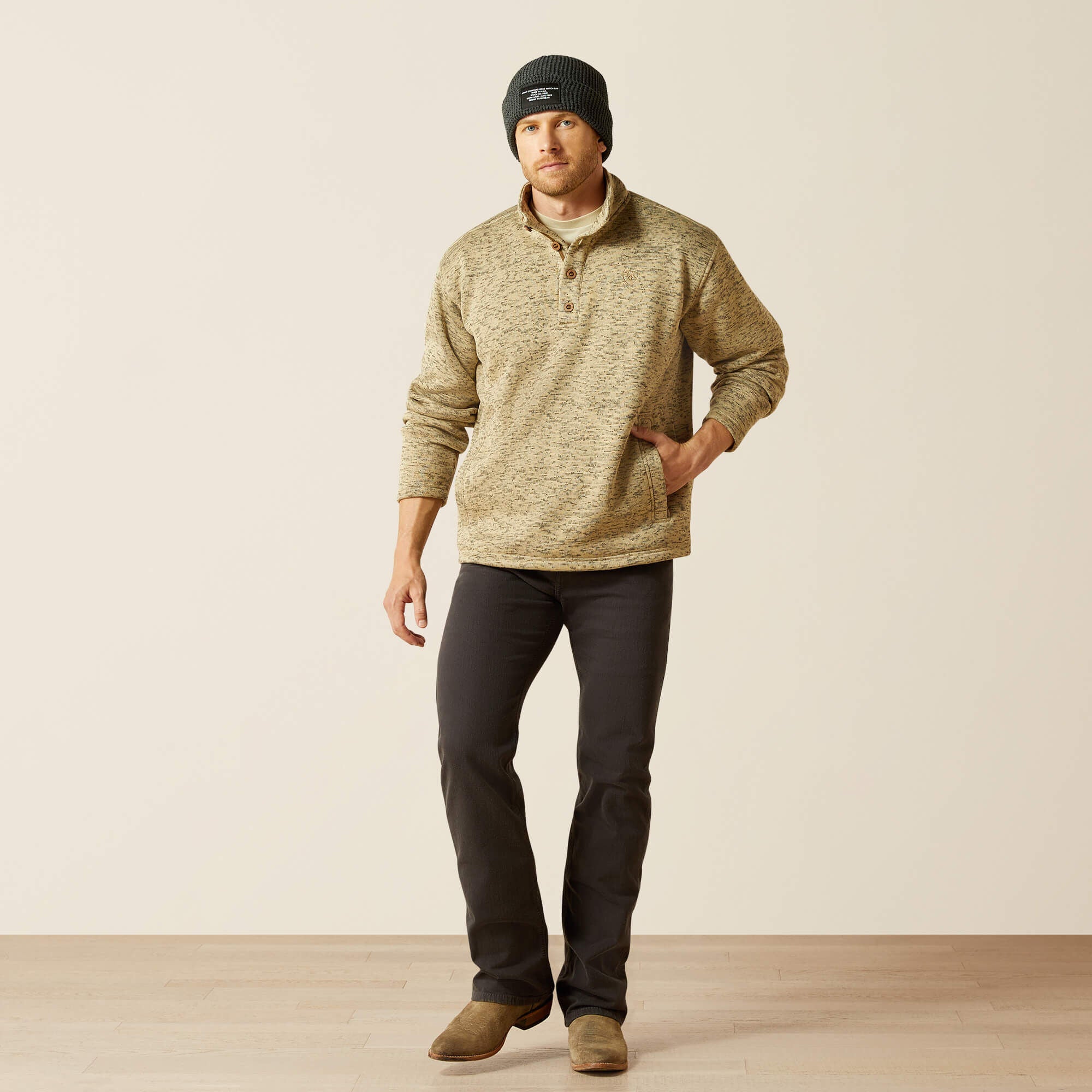 Ariat Caldwell 1/4 Button Sweater Men