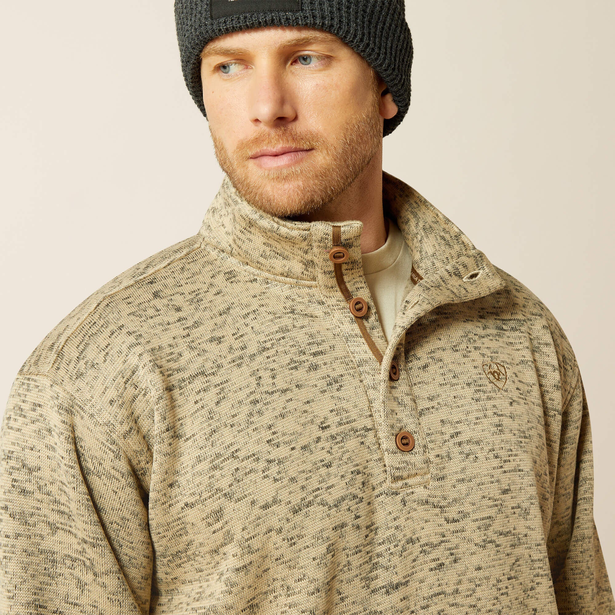 Ariat Caldwell 1/4 Button Sweater Men