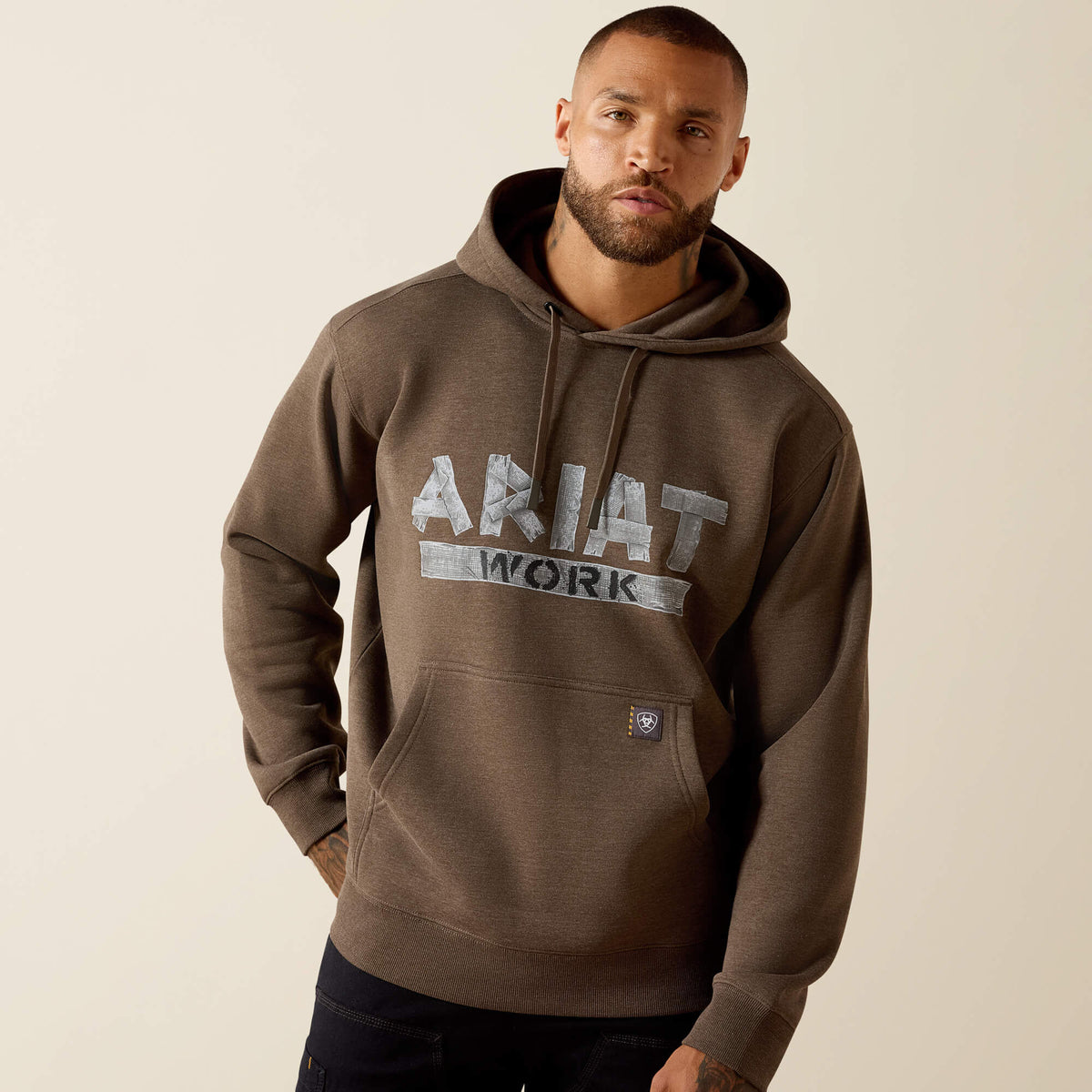 Ariat Rebar Lightweight Duct Logo Hoodie Men