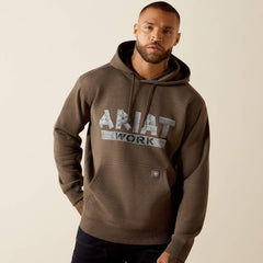 Ariat Rebar Lightweight Duct Logo Hoodie Men