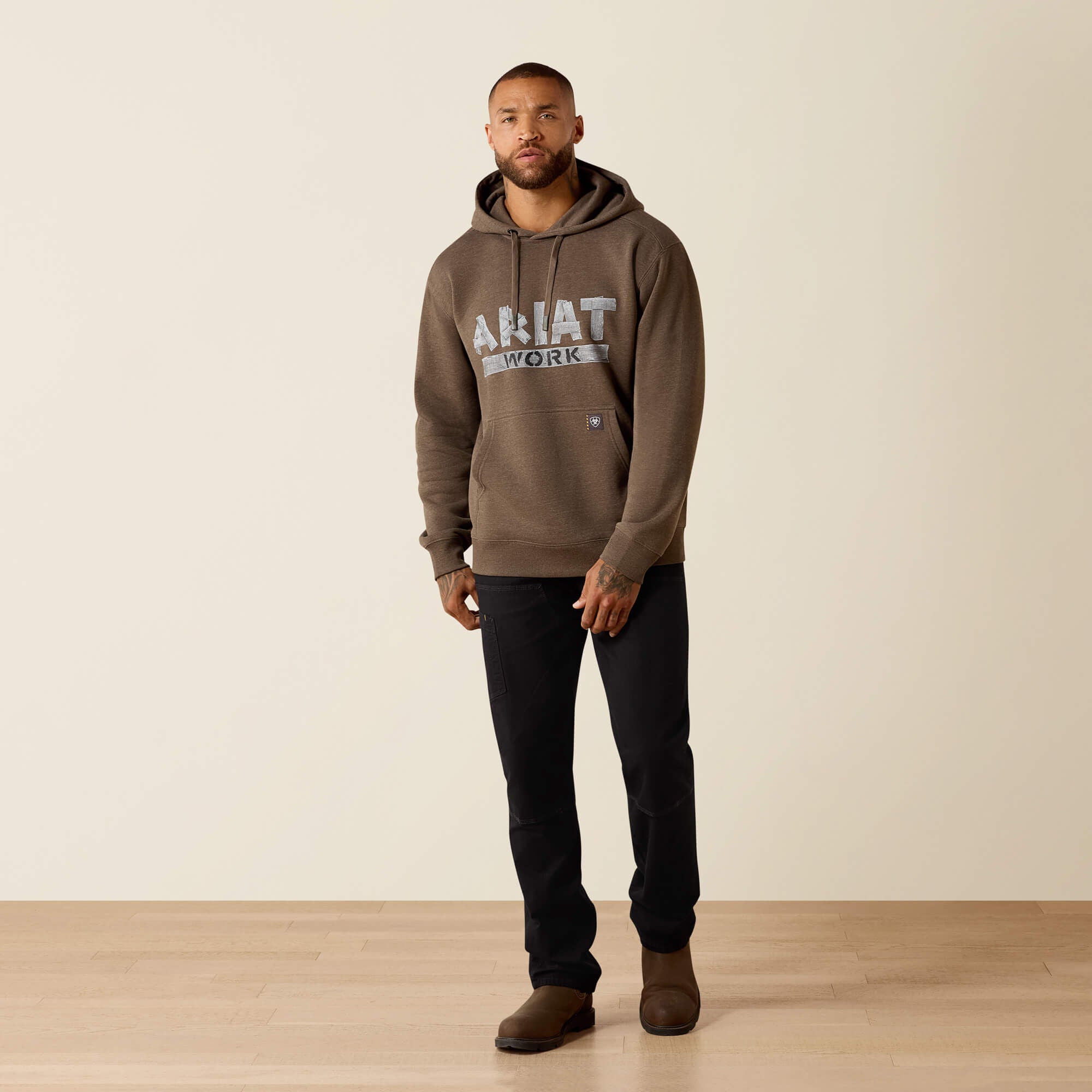 Ariat Rebar Lightweight Duct Logo Hoodie Men