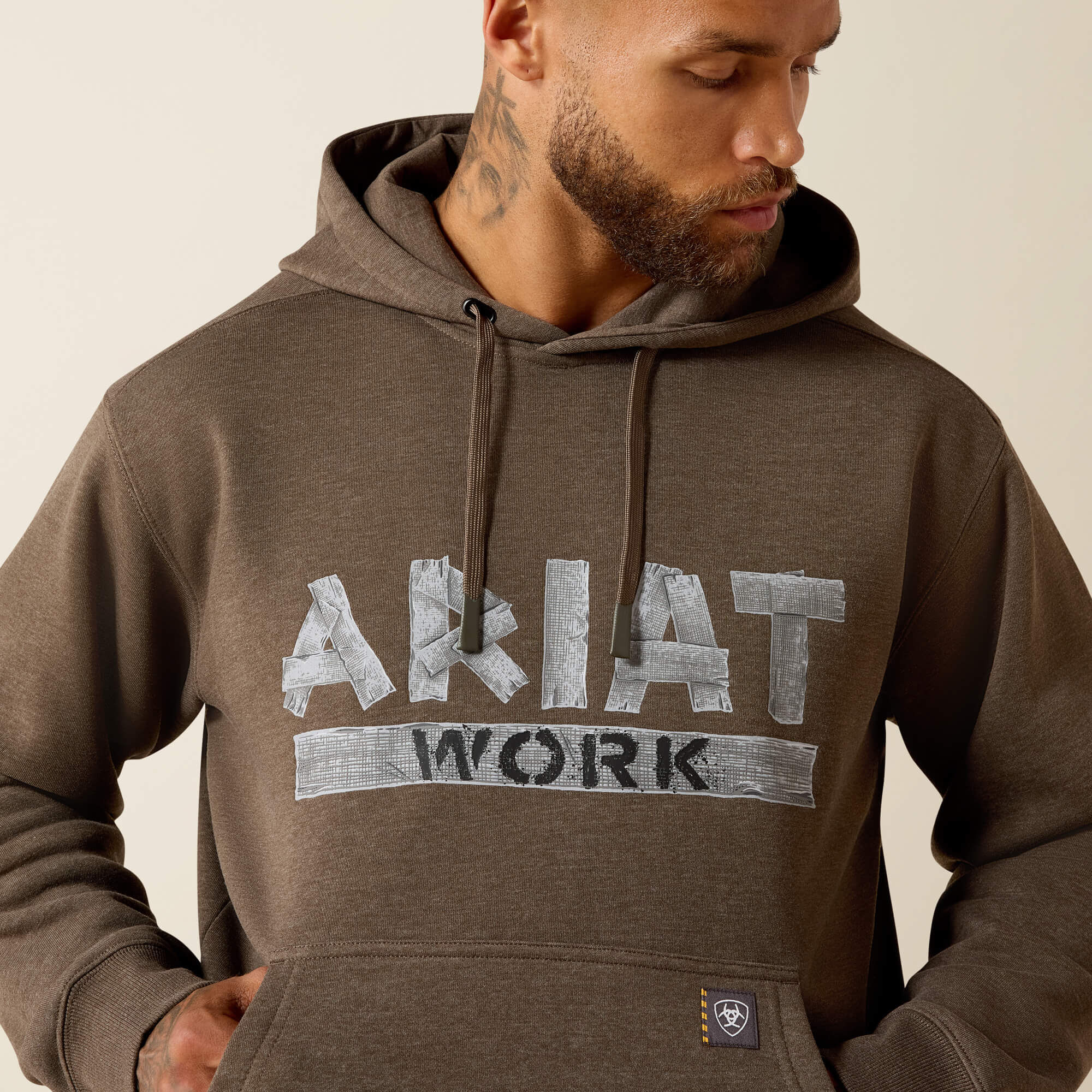 Ariat Rebar Lightweight Duct Logo Hoodie Men