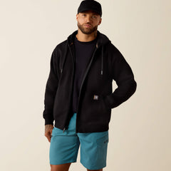 Ariat Rebar Lightweight Label Full Zip Hoodie Men