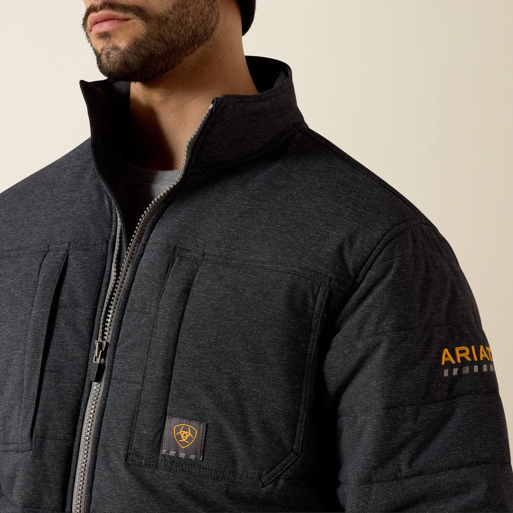 Ariat Rebar Valiant Stretch Canvas Water Resistant Insulated Jacket Men