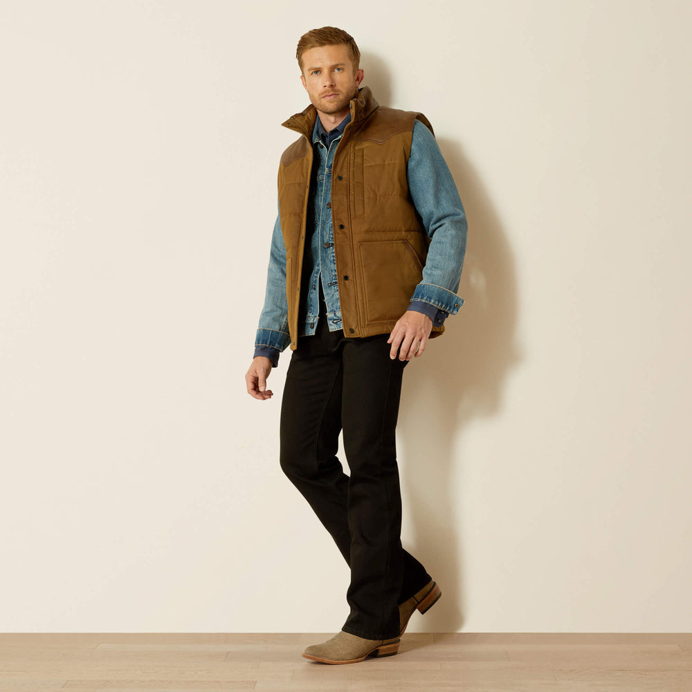 Ariat Western Quilted Vest Men