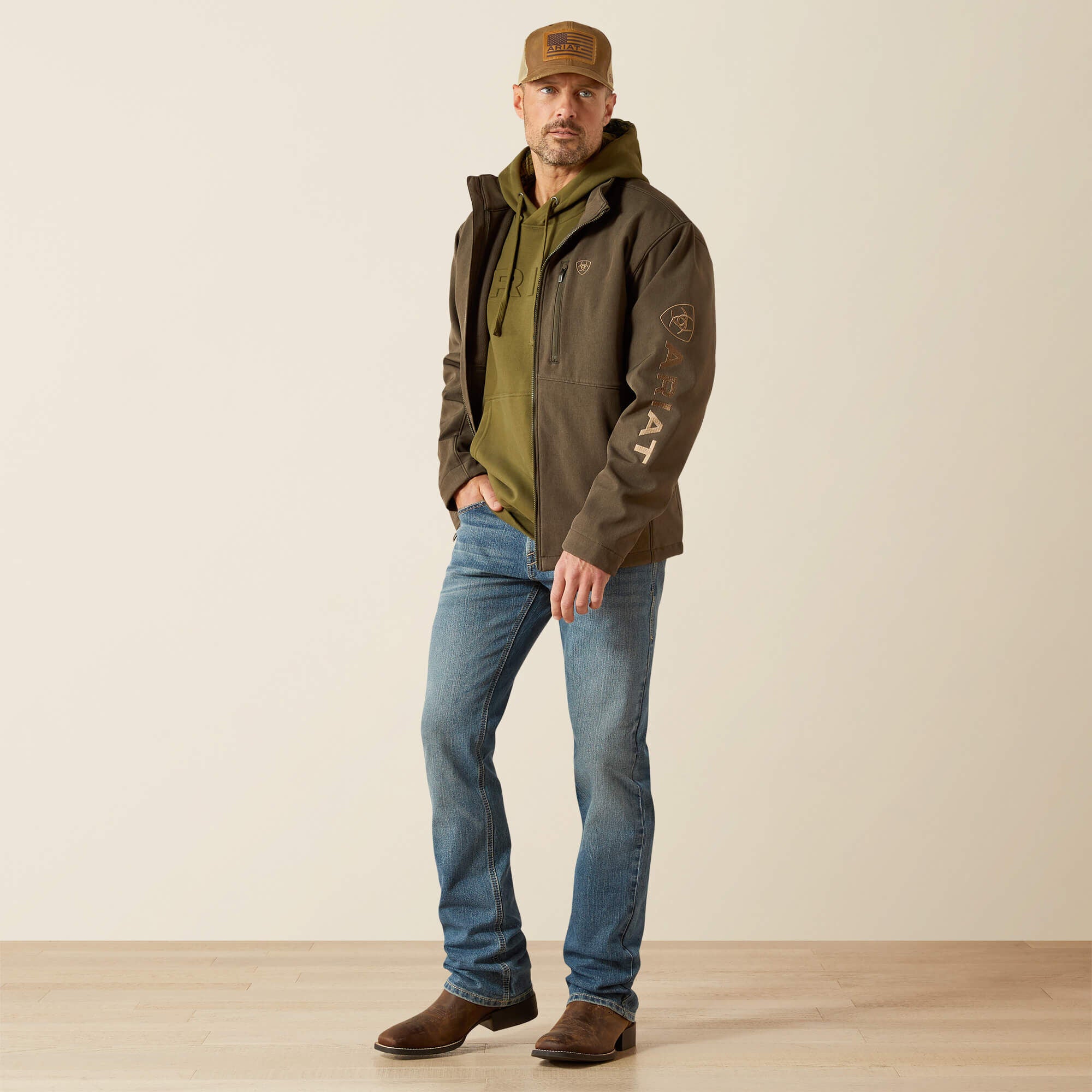Ariat Logo Softshell Jacket Men