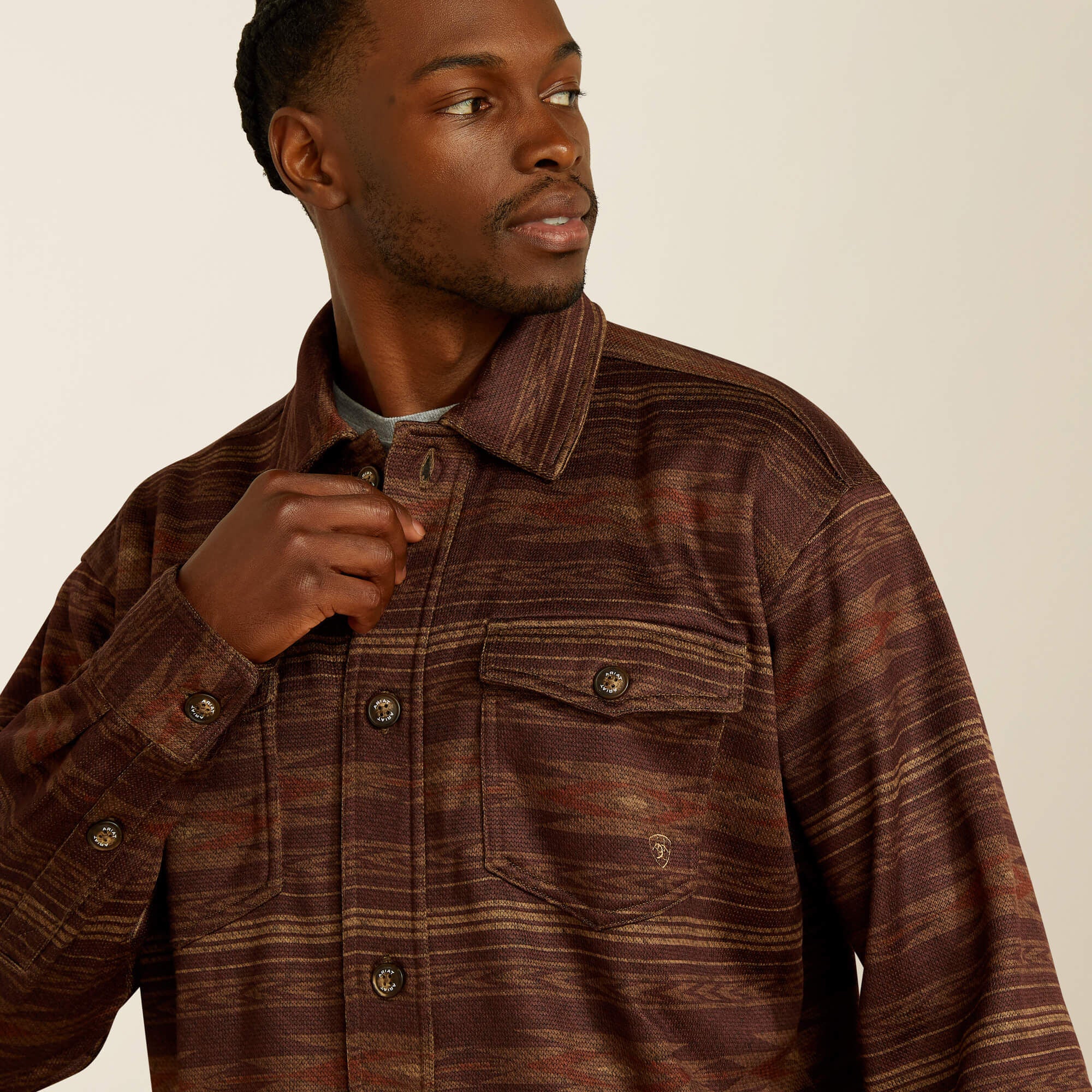 Ariat Caldwell Printed Shirt Jacket Men