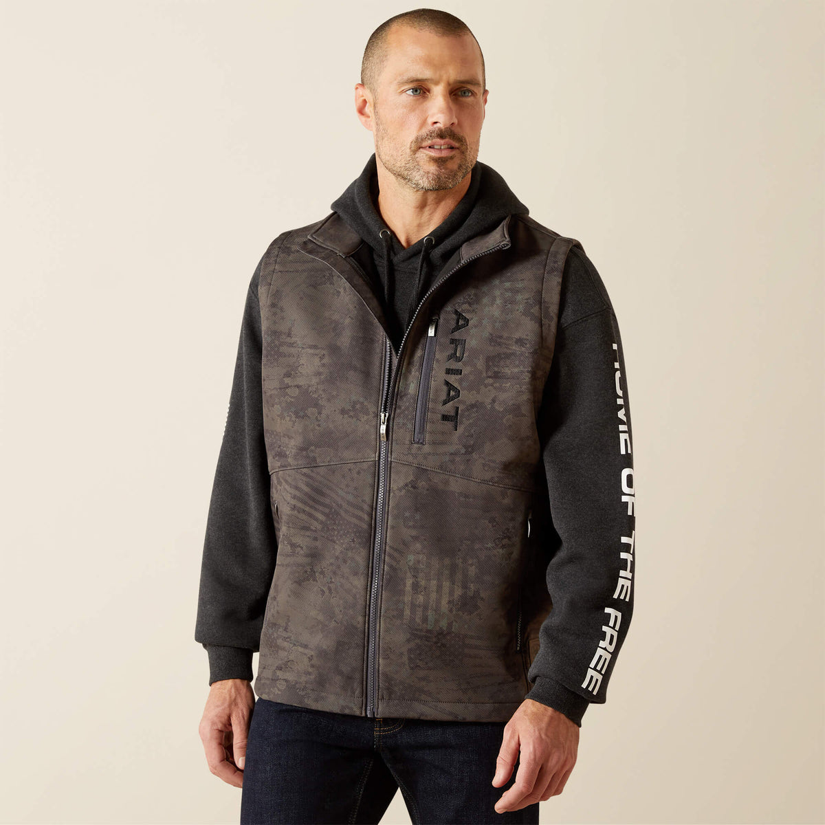 Ariat Patriot Flag Softshell Vest Men