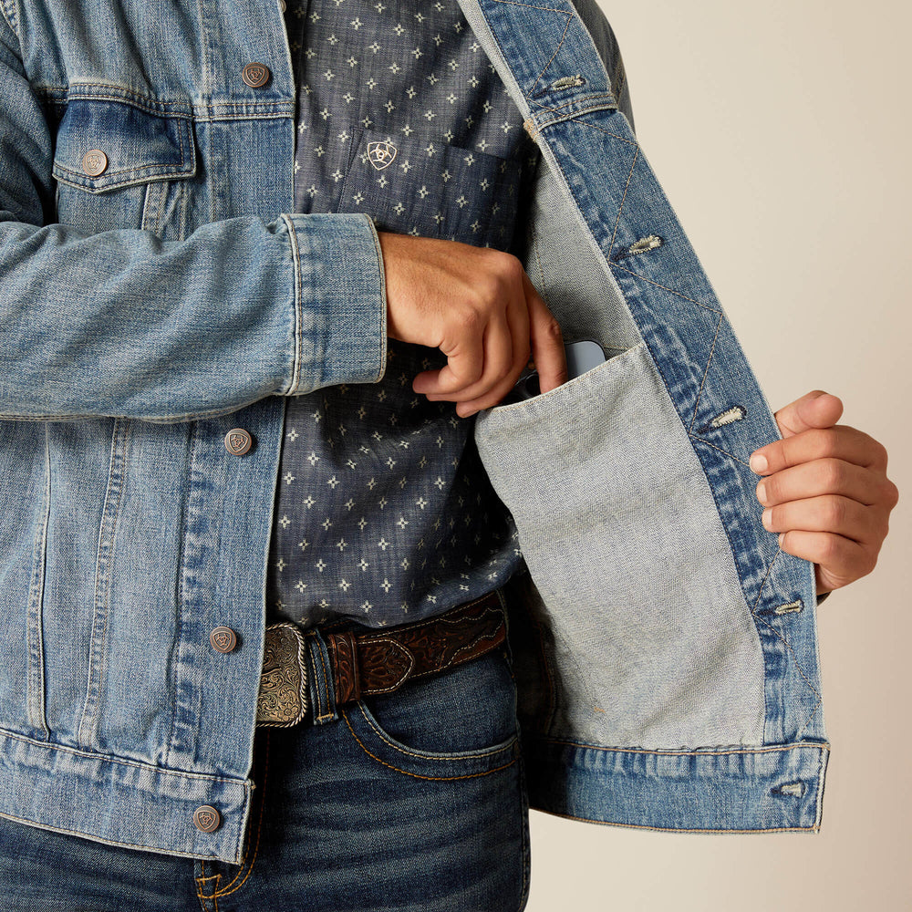 Ariat Denim Trucker Jacket Men|Trends