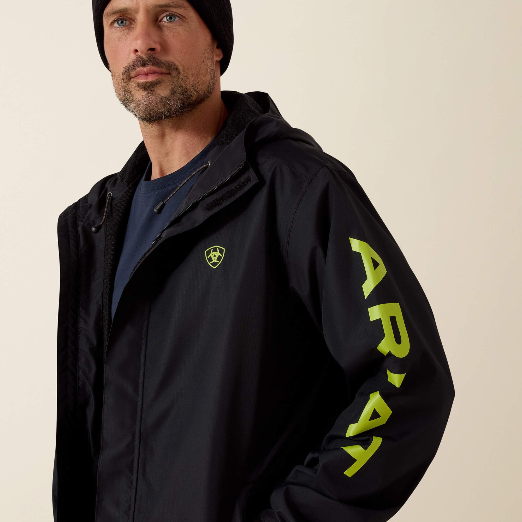 Ariat Rebar Stormshell Logo Waterproof Jacket Men