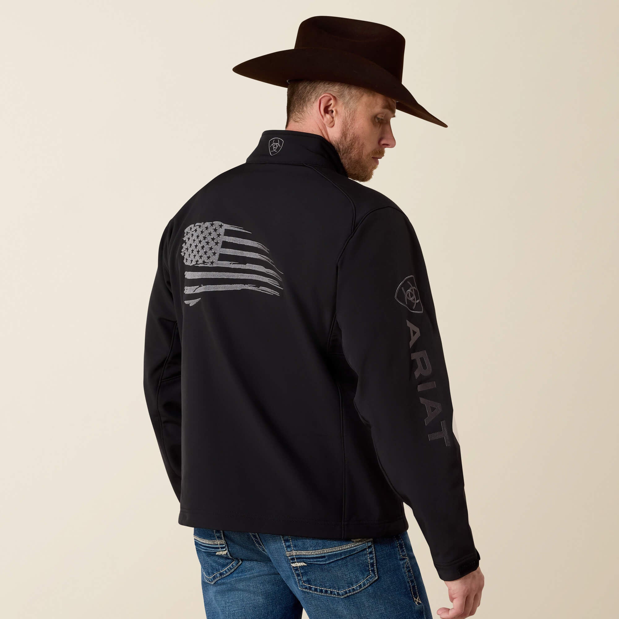 Ariat Logo 2.0 Patriot Softshell Water Resistant Jacket Men
