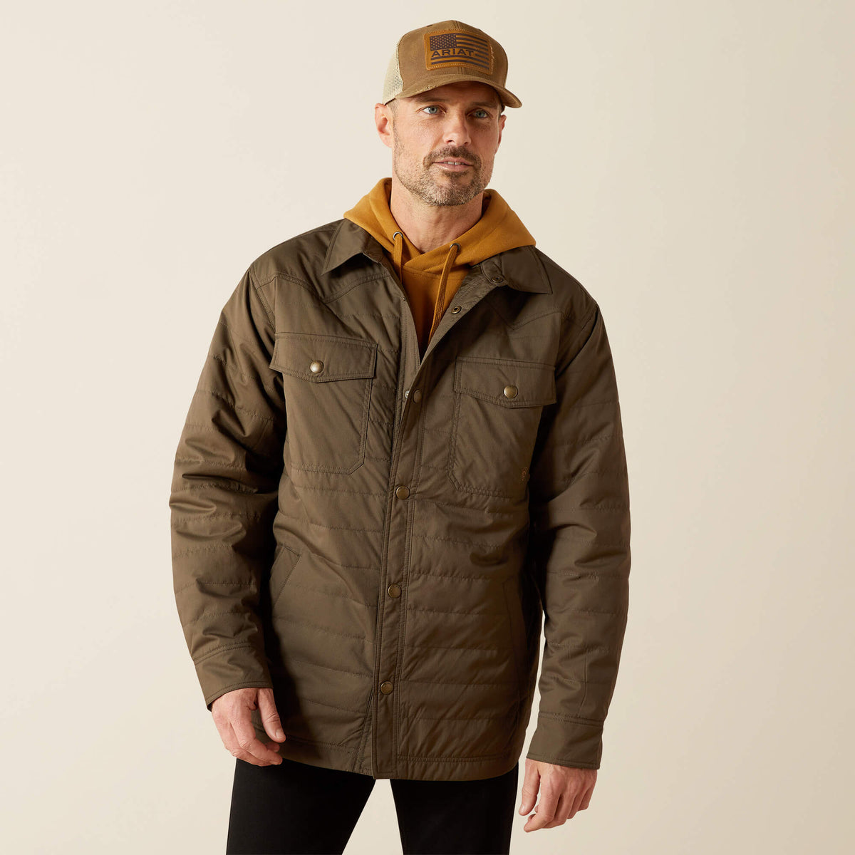 Ariat Quilted Shirt Jacket Men