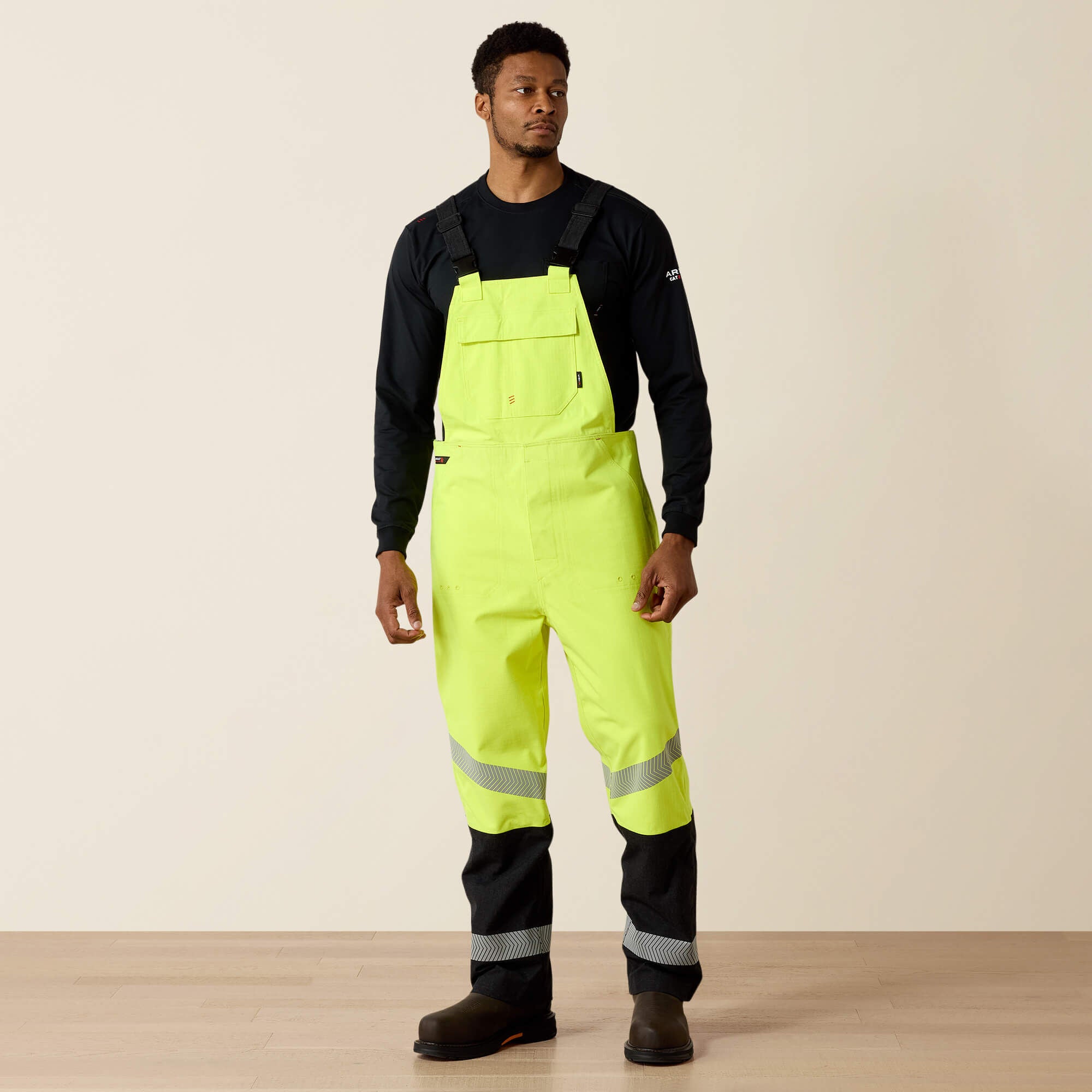 Ariat FR Hi-Vis Waterproof Bib Men