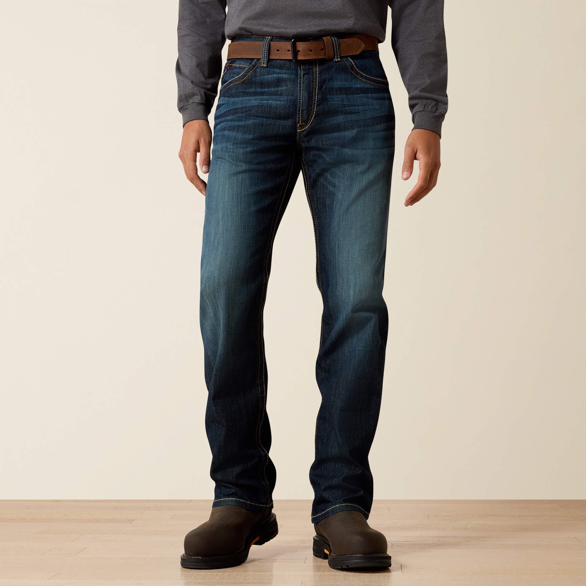 Ariat FR M4 Relaxed Stretch DuraLight Basic Boot Cut Jean Men