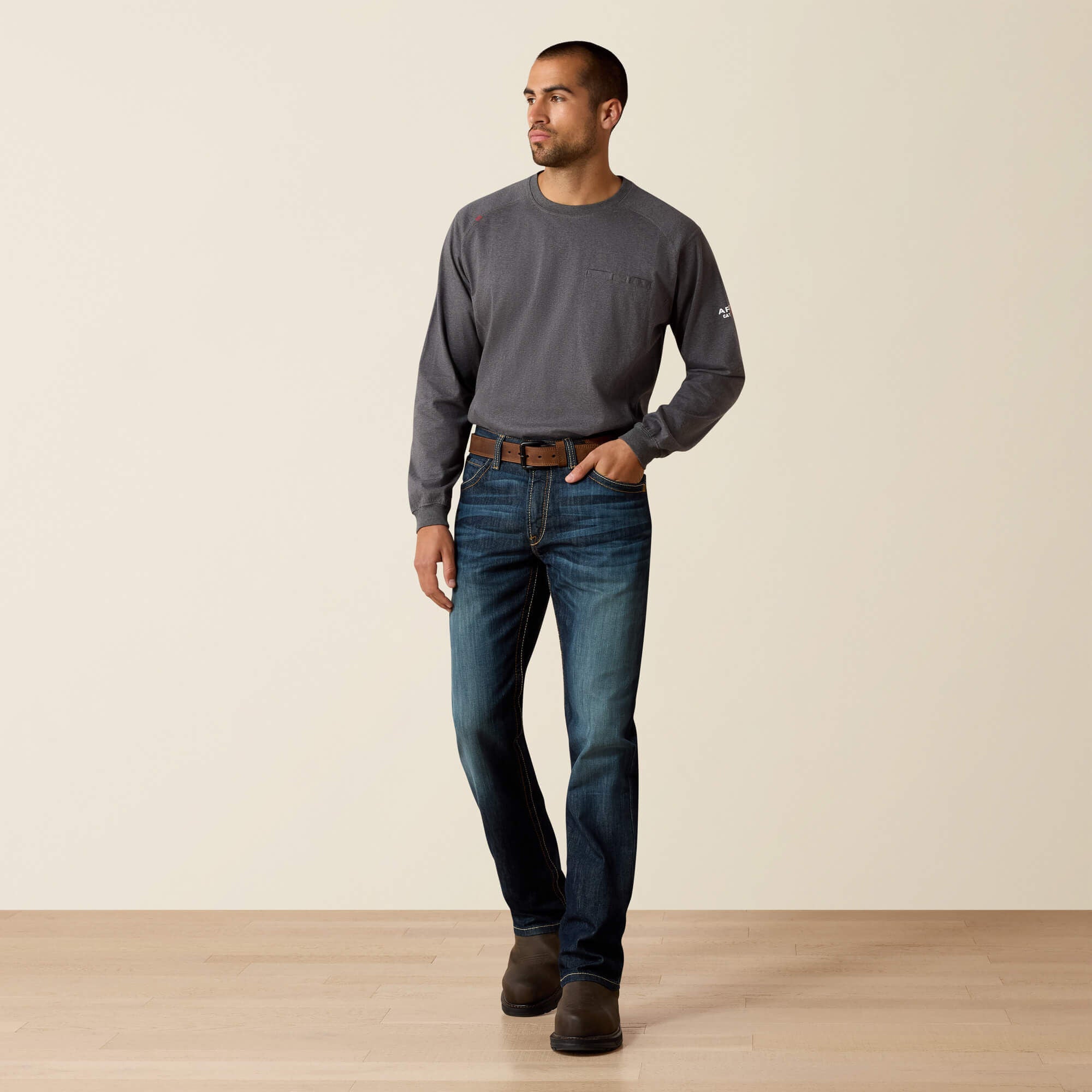 Ariat FR M4 Relaxed Stretch DuraLight Basic Boot Cut Jean Men