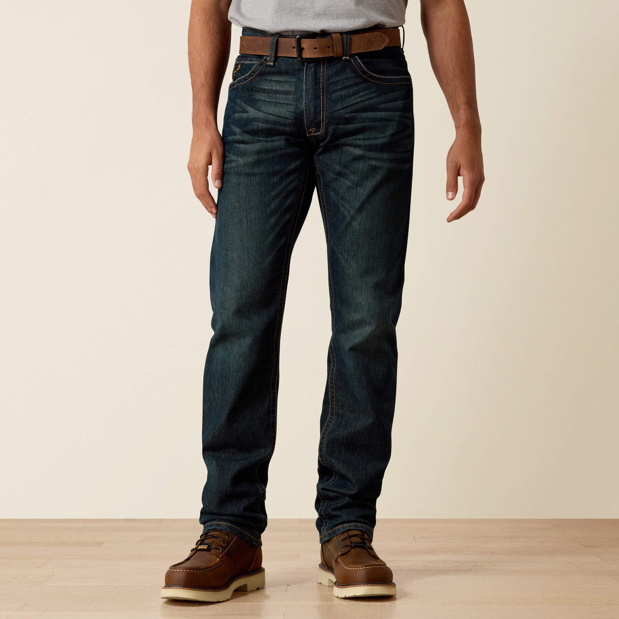 Ariat Rebar M4 Relaxed DuraStretch Edge Stackable Straight Leg Jean Men