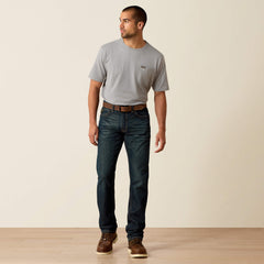 Ariat Rebar M4 Relaxed DuraStretch Edge Stackable Straight Leg Jean Men