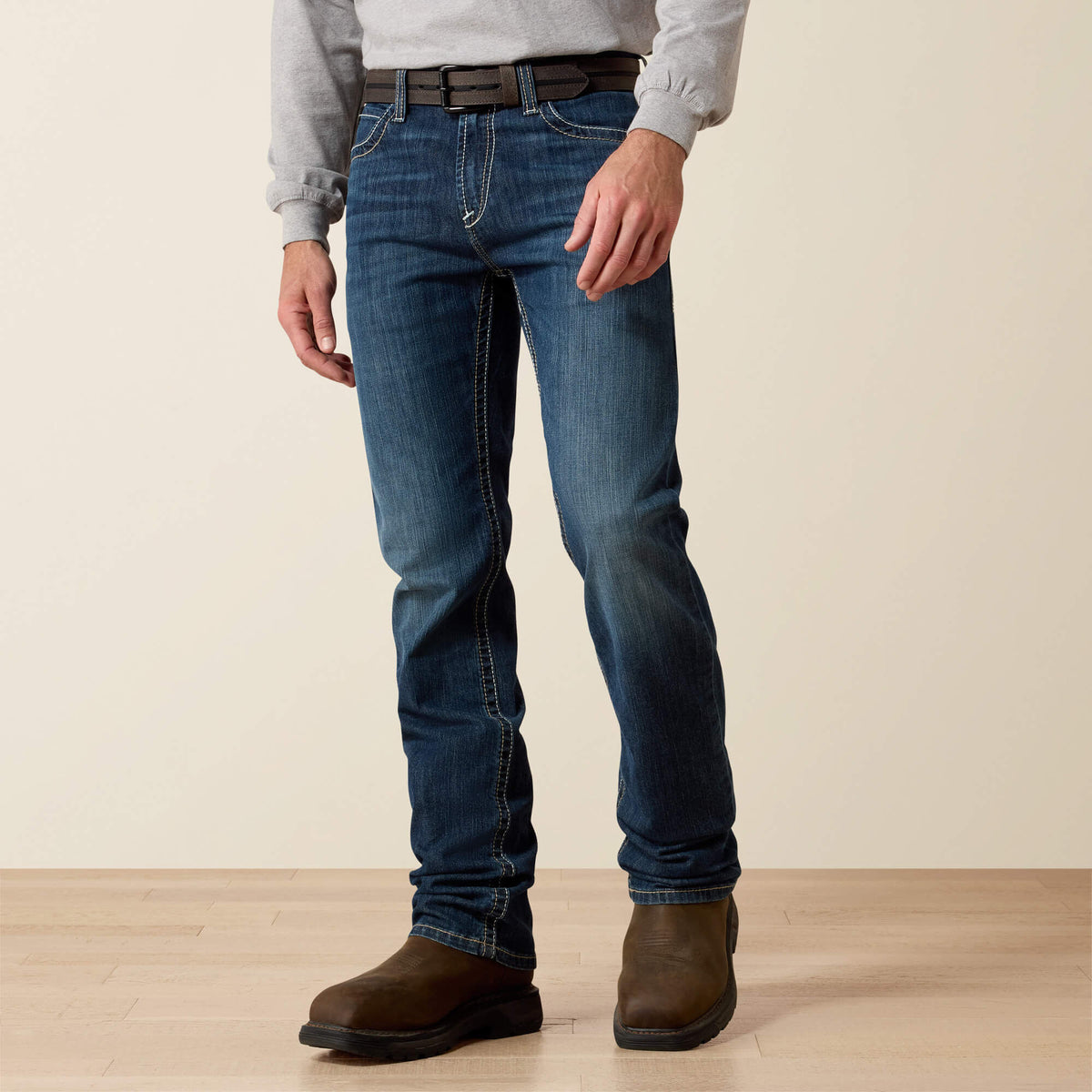 Ariat FR M7 Slim Stretch DuraLight Shoreway Straight Leg Jean Men