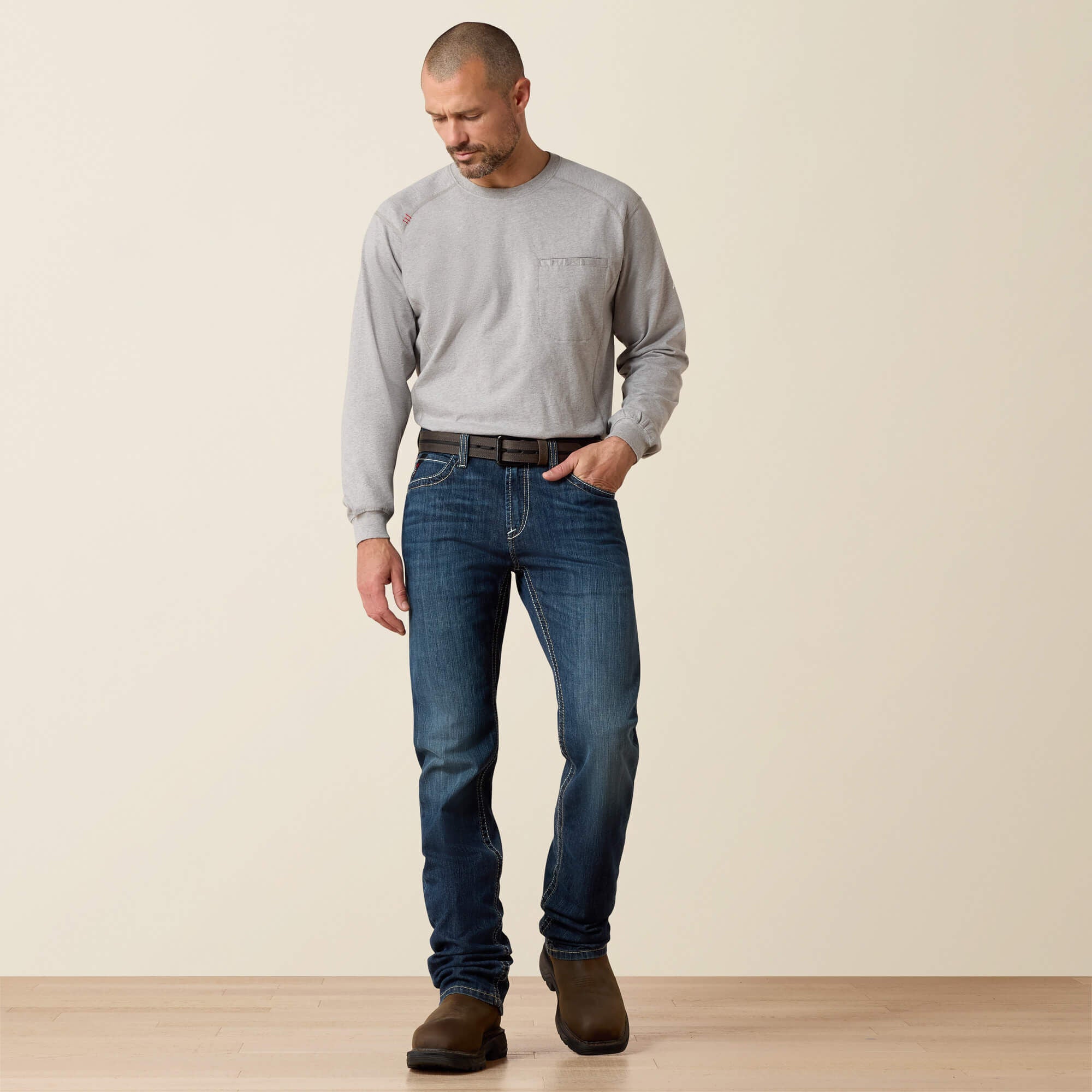 Ariat FR M7 Slim Stretch DuraLight Shoreway Straight Leg Jean Men