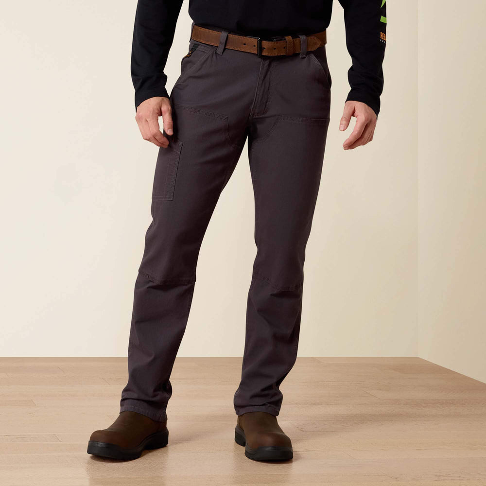 Ariat Rebar M4 Low Rise DuraStretch Made Tough Double Front Stackable Straight Leg Pant Men