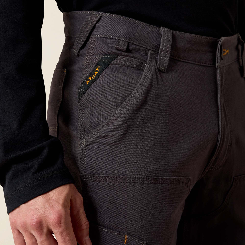 Ariat Rebar M4 Low Rise DuraStretch Made Tough Double Front Stackable Straight Leg Pant Men