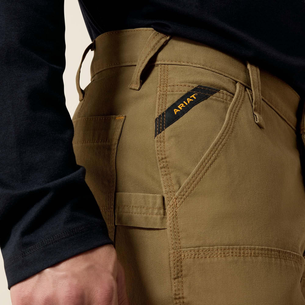 Ariat Rebar M4 Low Rise DuraStretch Made Tough Double Front Stackable Straight Leg Pant Men