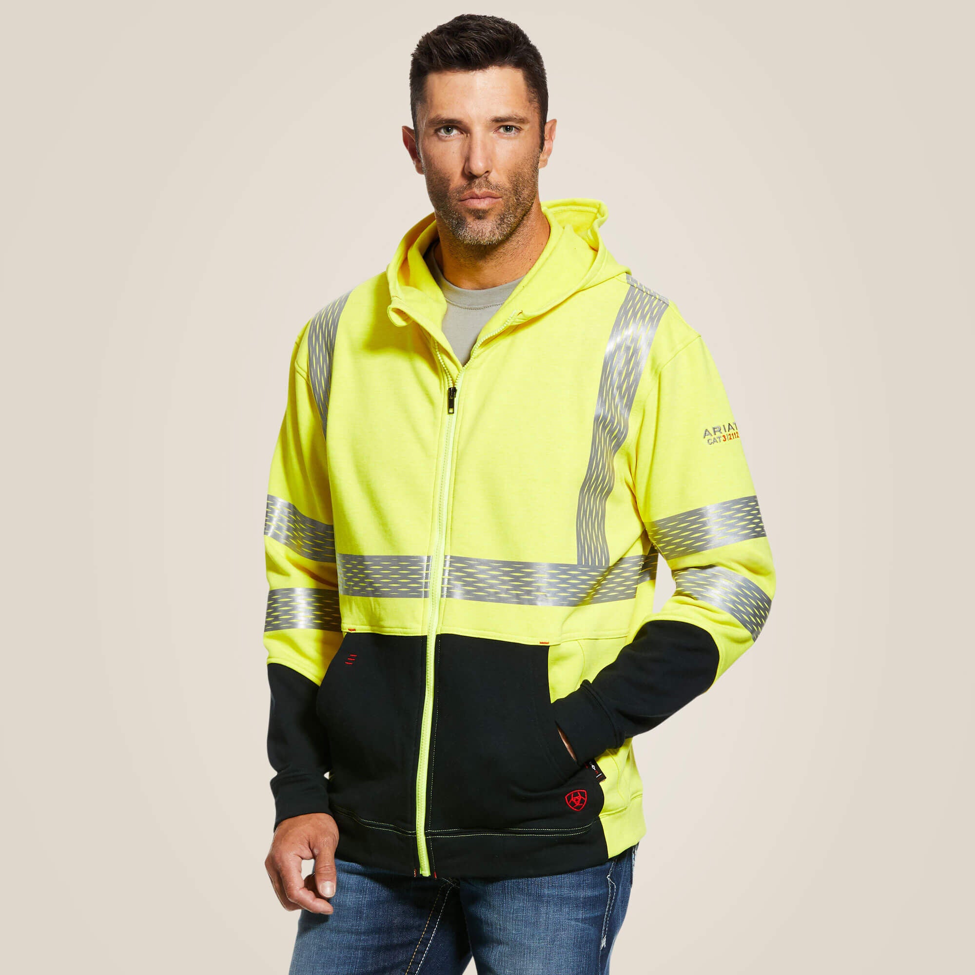 Ariat FR Hi-Vis Full Zip Hoodie Men