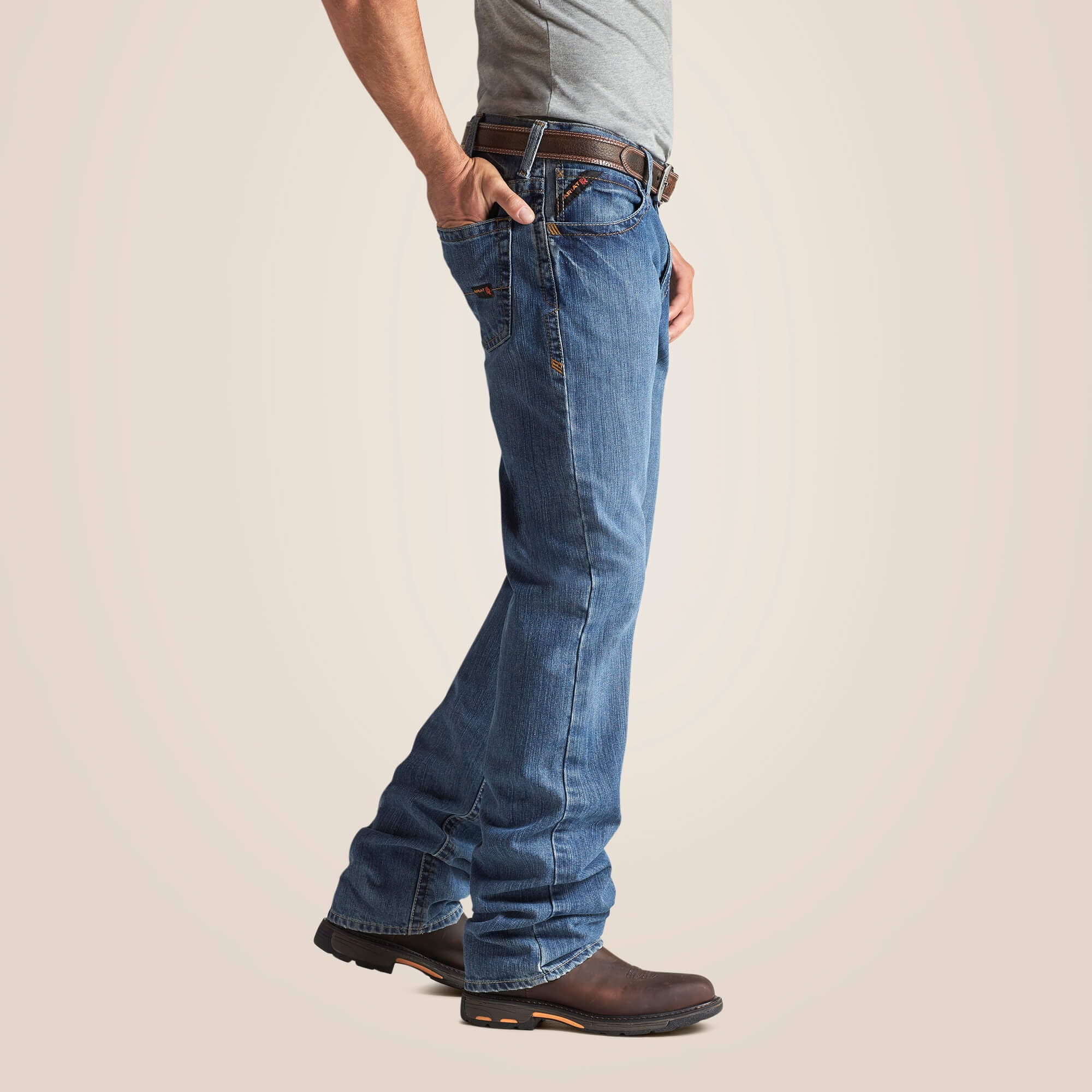 Ariat FR M3 Loose Basic Stackable Straight Leg Jean Men