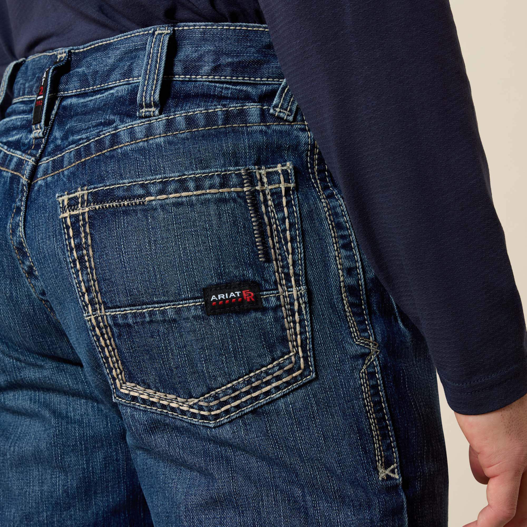 Ariat FR M4 Relaxed Boundary Boot Cut Jean Men
