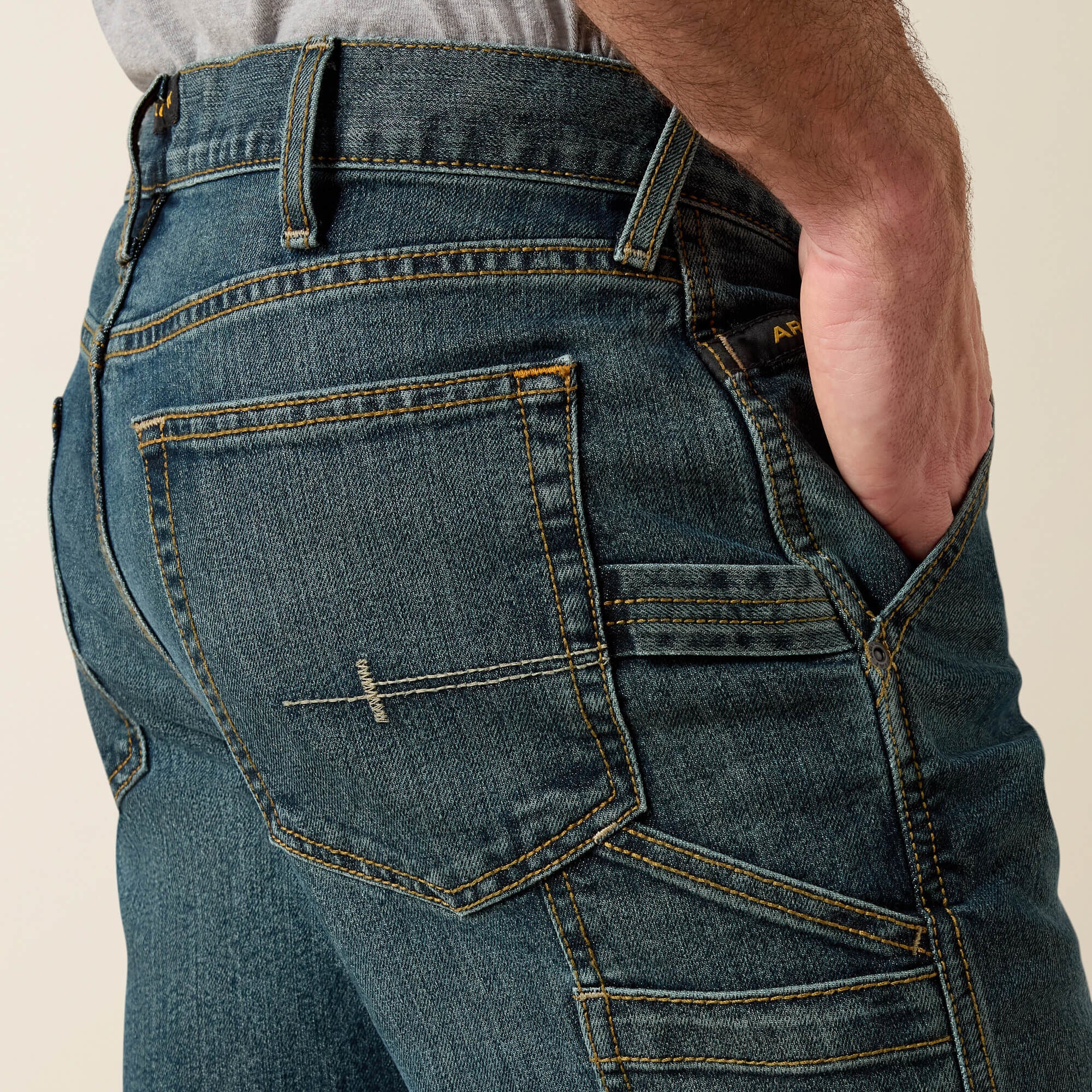 Ariat Rebar M7 Slim DuraStretch Workhorse Straight Leg Jean Men