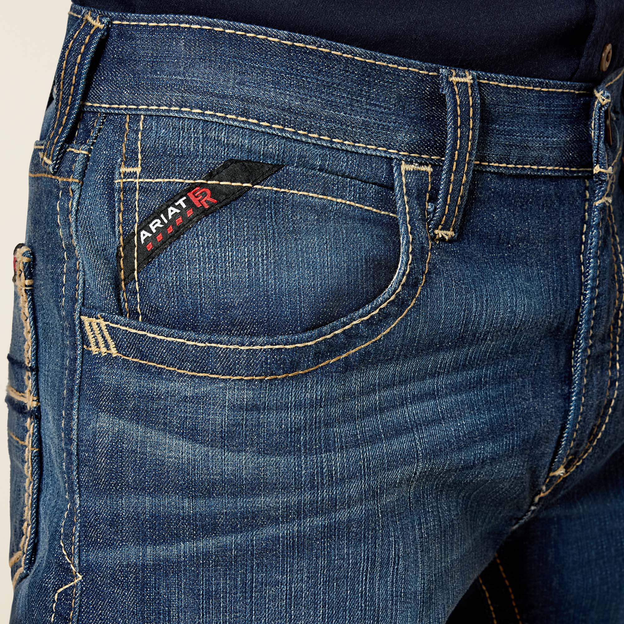 Ariat FR M5 Straight DuraStretch Truckee Stackable Straight Leg Jean Men