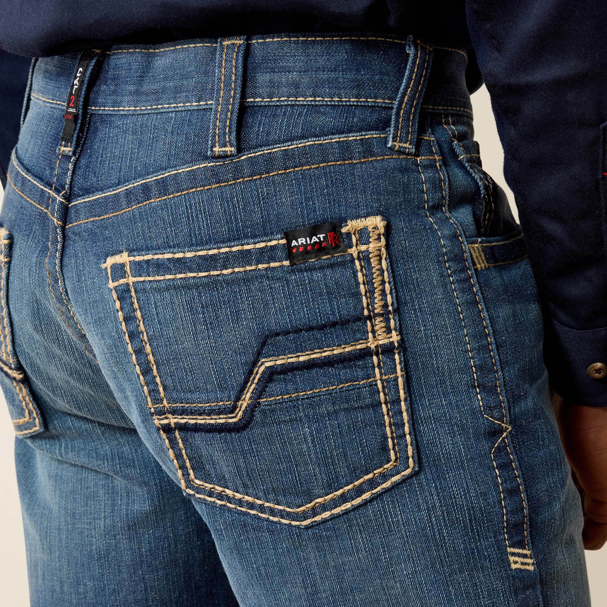 Ariat FR M5 Straight DuraStretch Truckee Stackable Straight Leg Jean Men