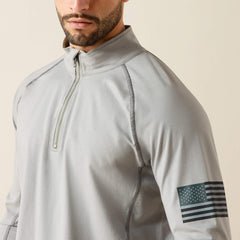 Ariat FR Combat Stretch Patriot 1/4 Zip Work Shirt Men