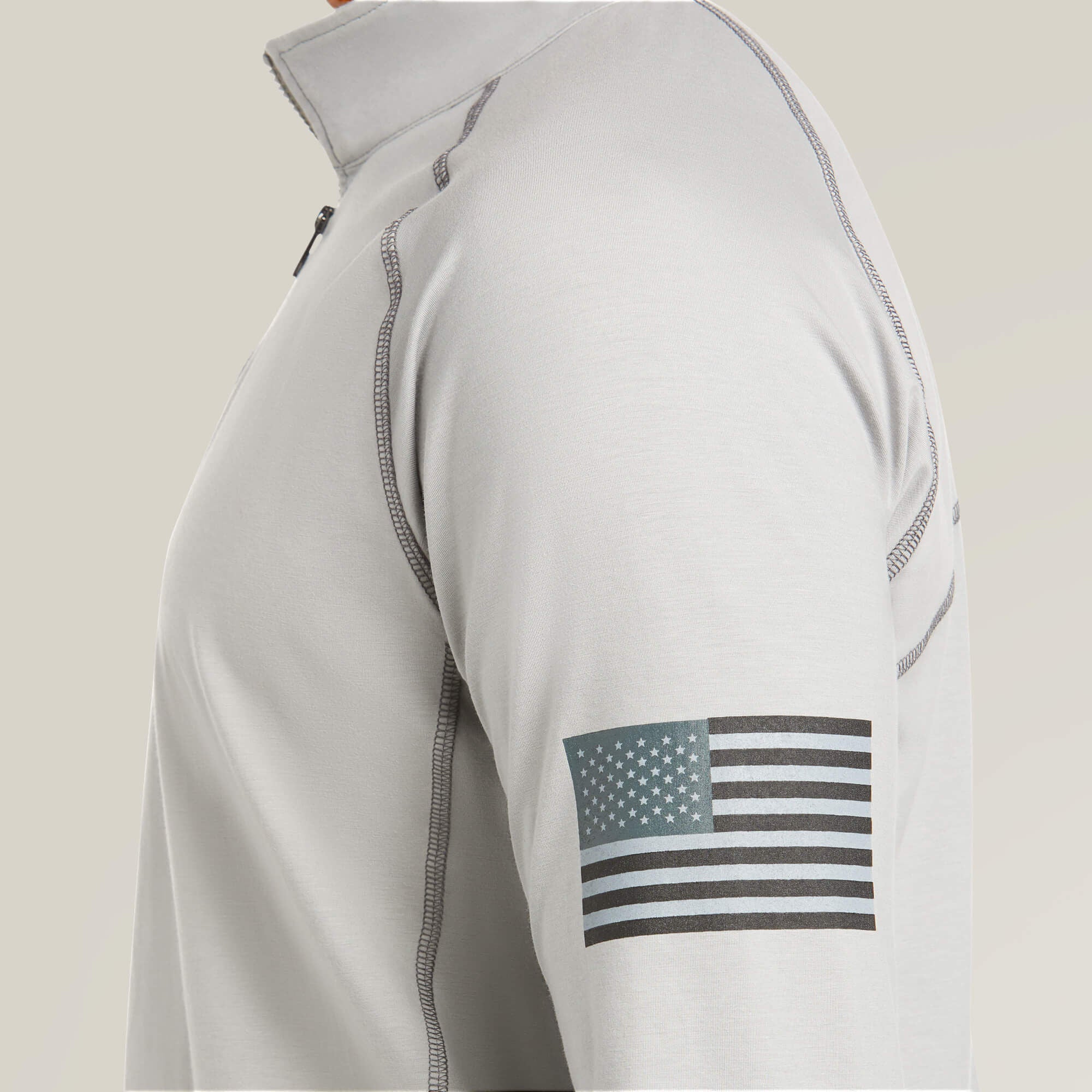 Ariat FR Combat Stretch Patriot 1/4 Zip Work Shirt Men