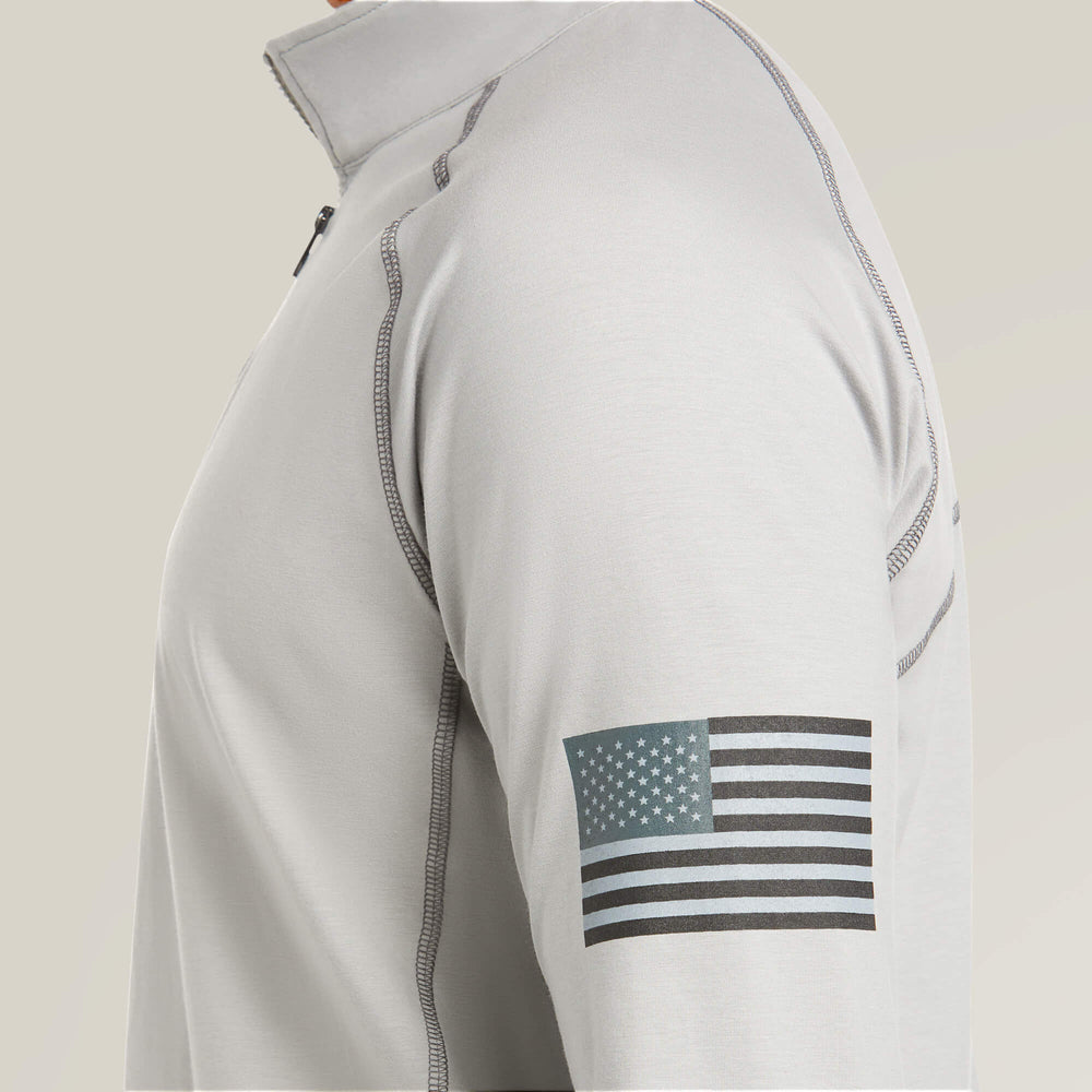 Ariat FR Combat Stretch Patriot 1/4 Zip Work Shirt Men