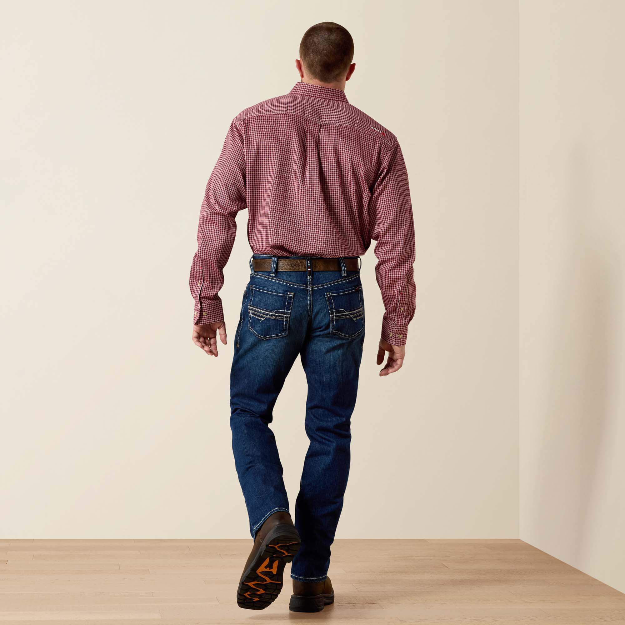 Ariat FR M4 Relaxed DuraStretch Lineup Stackable Straight Leg Jean Men