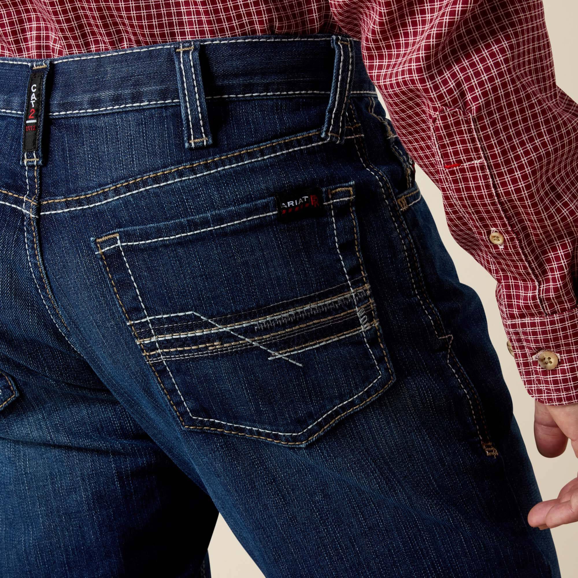 Ariat FR M4 Relaxed DuraStretch Lineup Stackable Straight Leg Jean Men