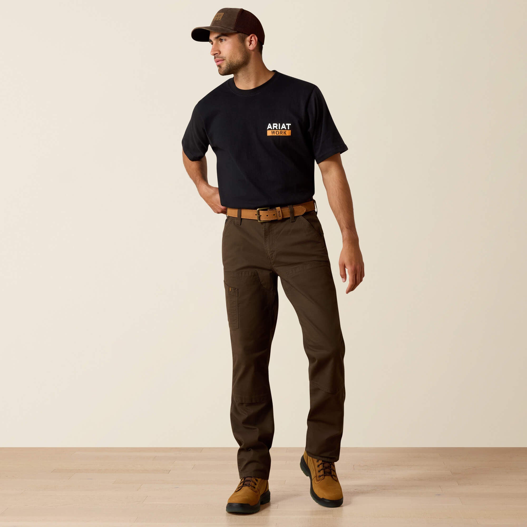Ariat Rebar M4 Low Rise DuraStretch Made Tough Double Front Stackable Straight Leg Pant Men