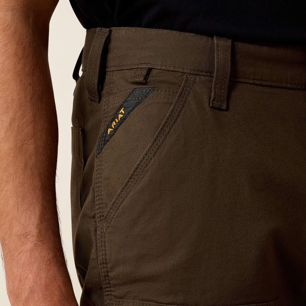 Ariat Rebar M4 Low Rise DuraStretch Made Tough Double Front Stackable Straight Leg Pant Men