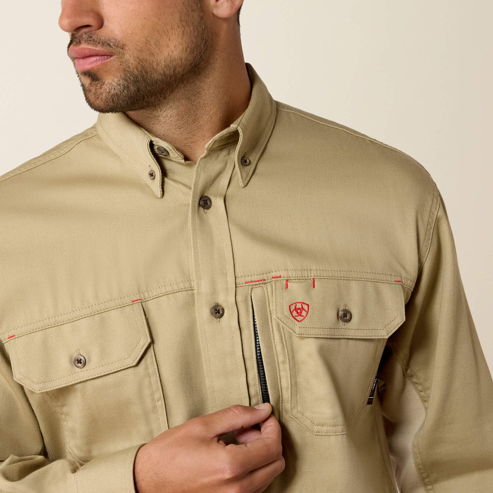 Ariat FR Solid Vent Work Shirt Men