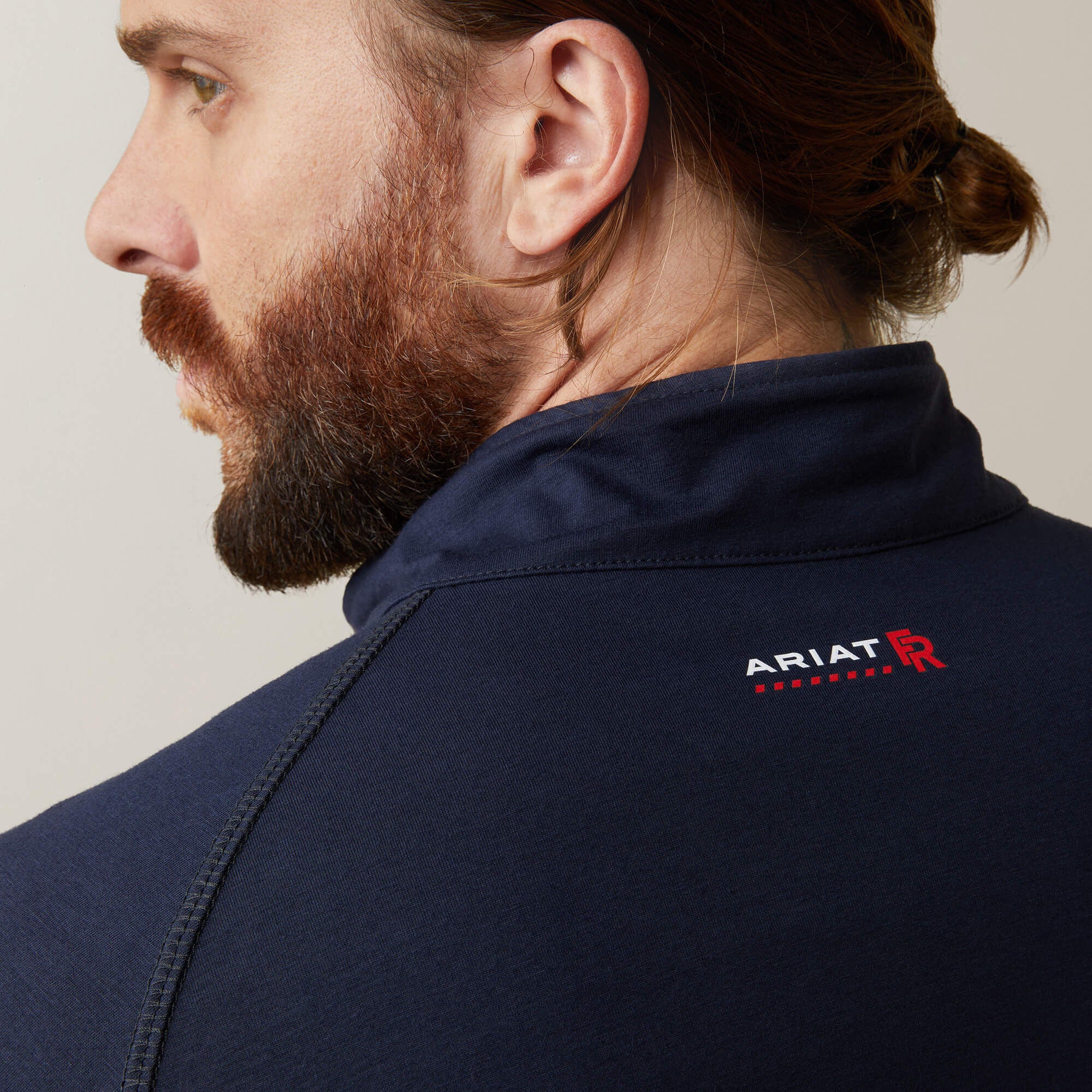 Ariat FR Combat Stretch Patriot 1/4 Zip Work Shirt Men