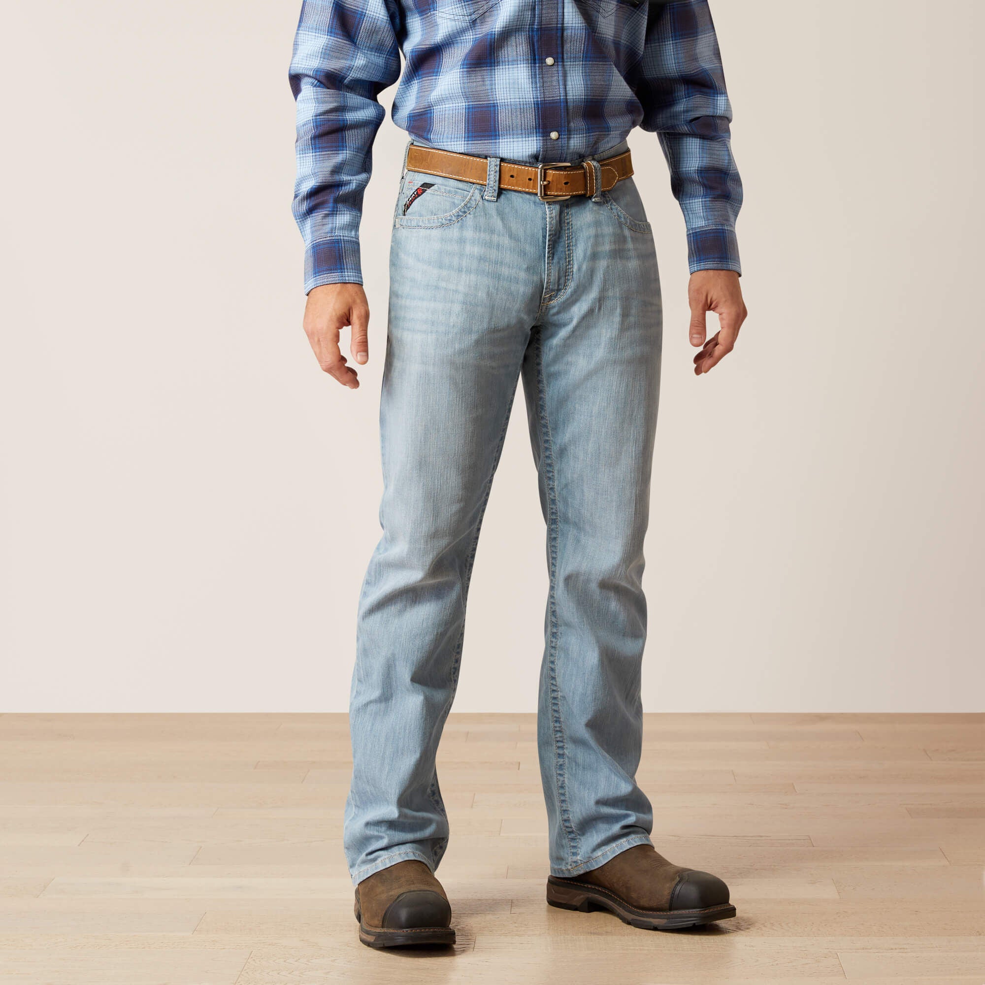 Ariat FR M4 Relaxed DuraStretch DuraLight Remming Boot Cut Jean Men