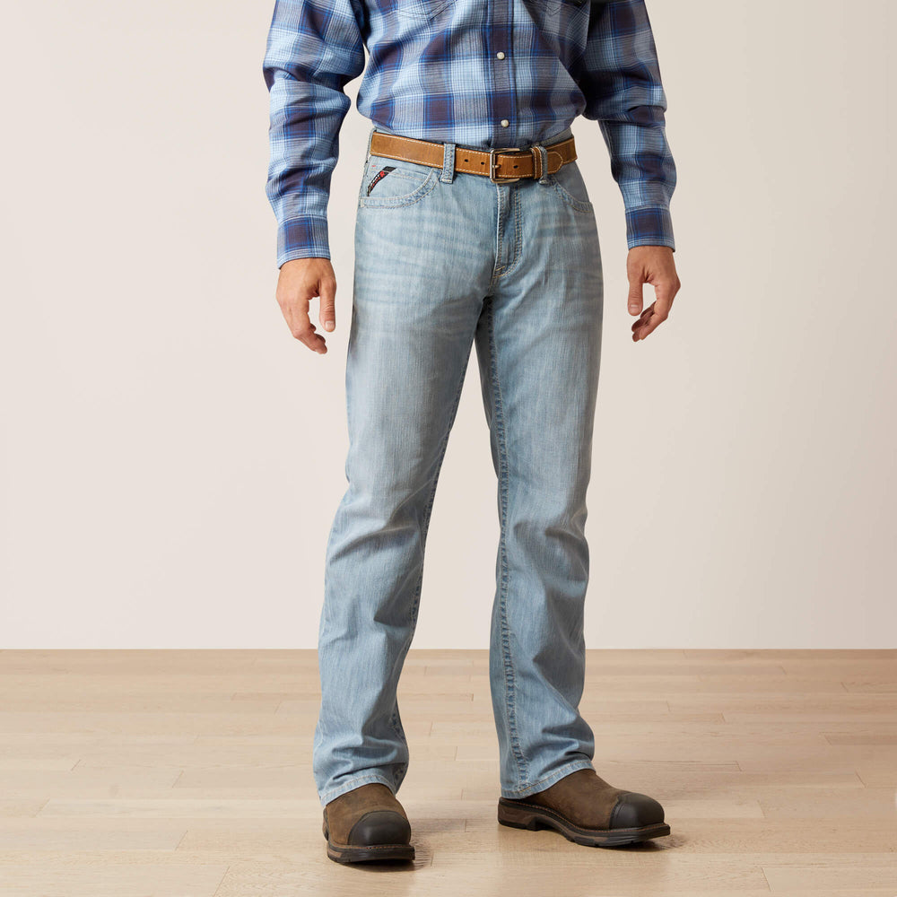 Ariat FR M4 Relaxed DuraStretch DuraLight Remming Boot Cut Jean Men