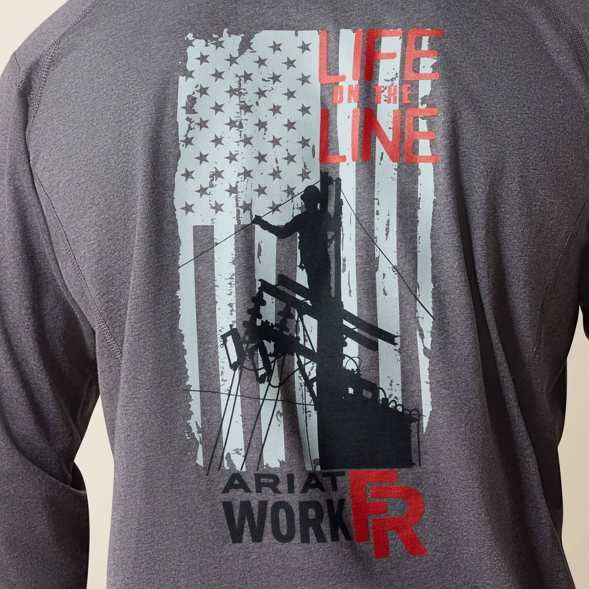 Ariat FR Air Life on the Line Graphic Top Men